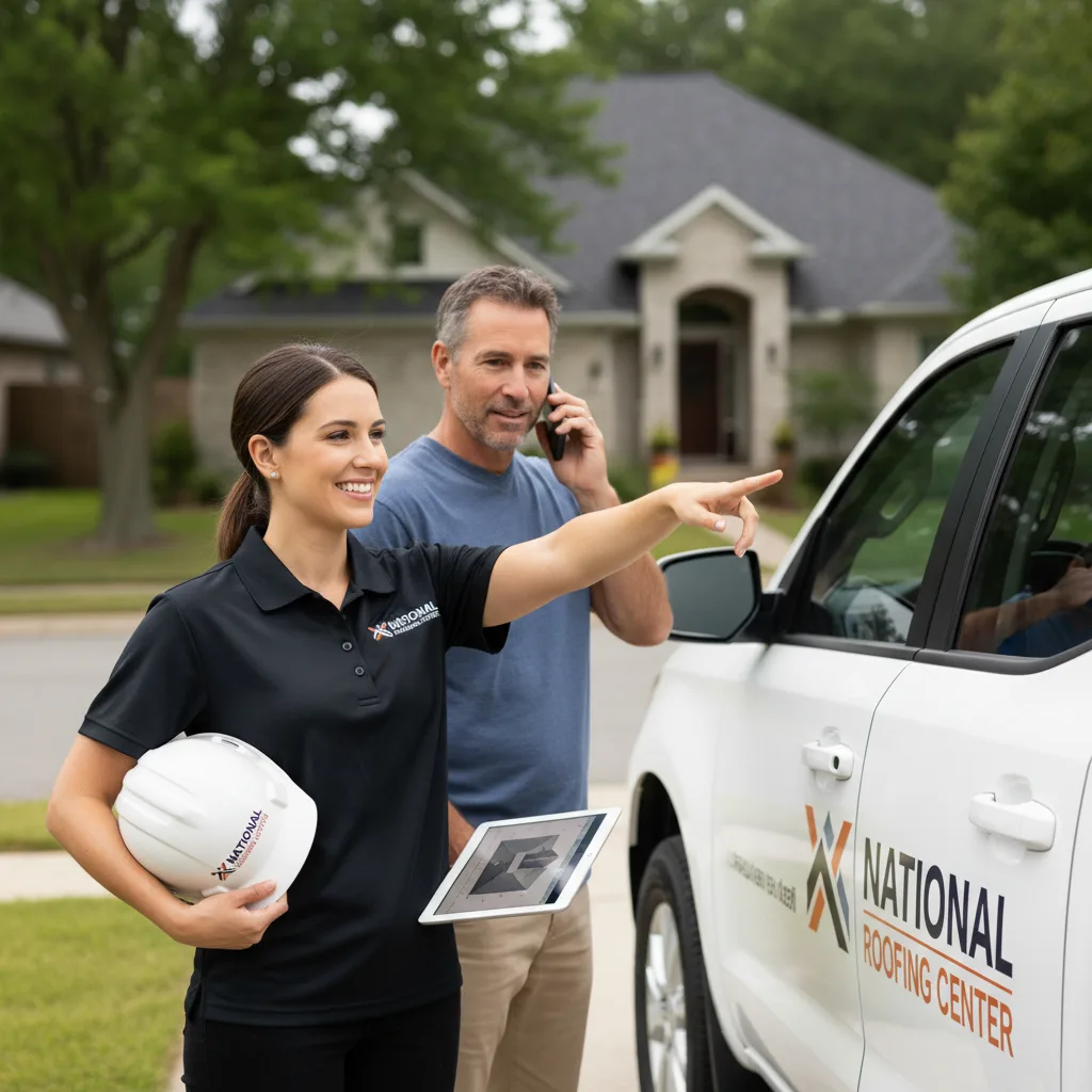 National Roofing Center customer support in Noble